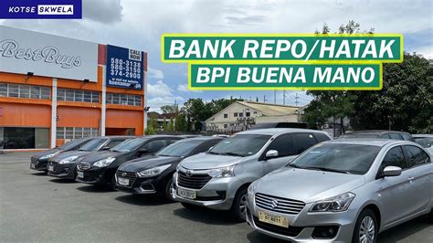 buena mano bpi|bank owned vehicles for sale.